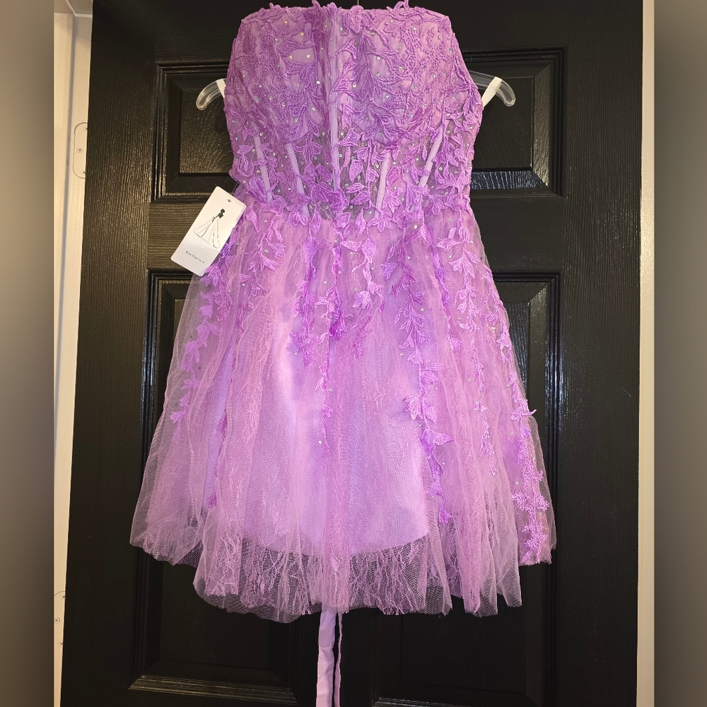 Lavender Lace Dress